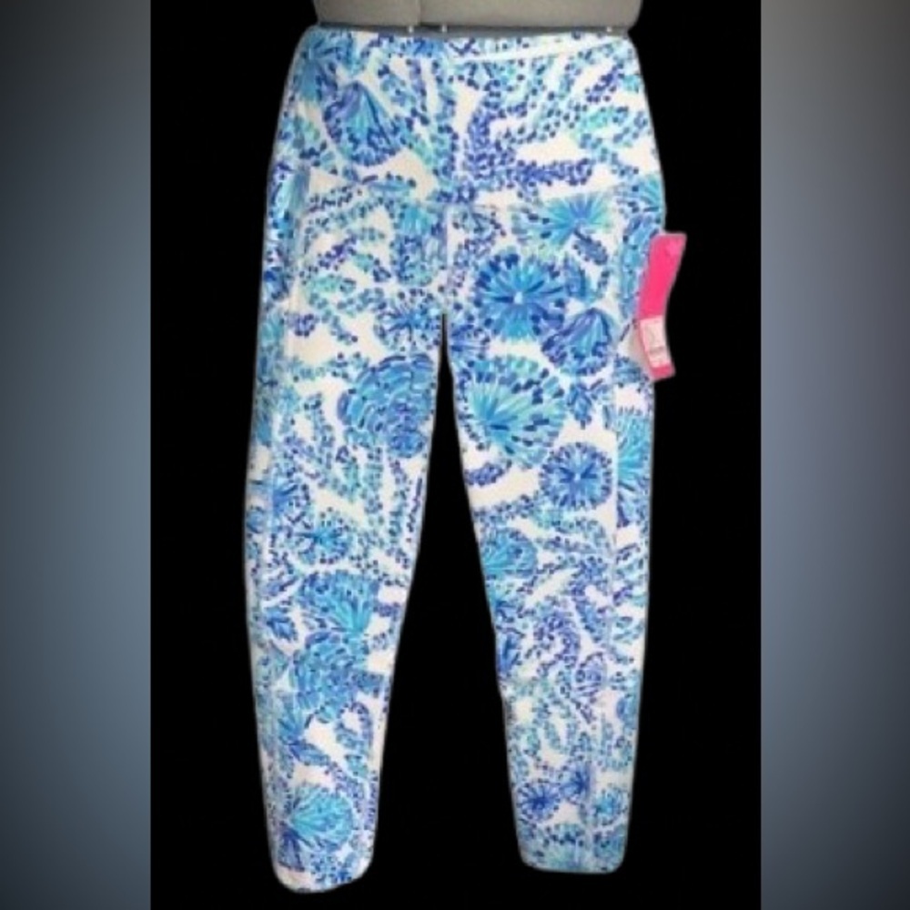 NWT Lilly Pulitzer Weekender High-Rise, Turquoise Oasis, sz sm